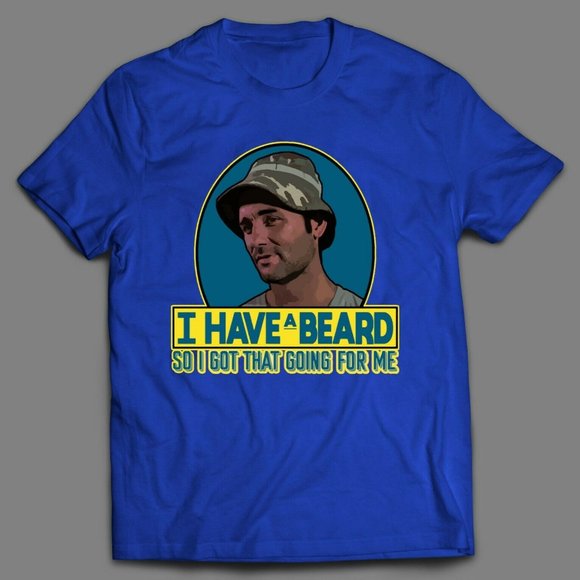 I HAVE A BEARD CADDYSHACK SHIRT NICE - Picture 2 of 2